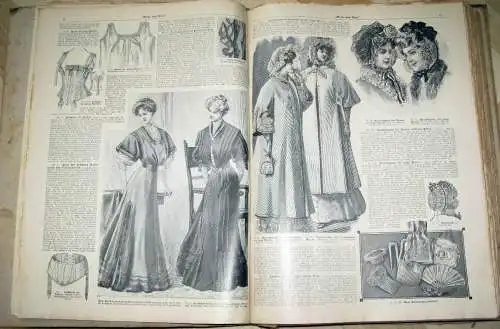 Mode und Haus
 Illustriertes Moden- und Familien-Journal
 24. und 25. Jahrgang (3. Oktober 1907 bis 18. September 1909). 