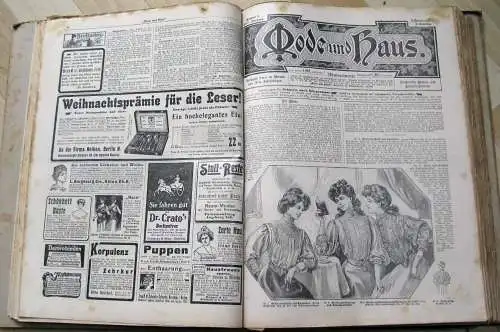 Mode und Haus
 Illustriertes Moden- und Familien-Journal
 24. und 25. Jahrgang (3. Oktober 1907 bis 18. September 1909). 