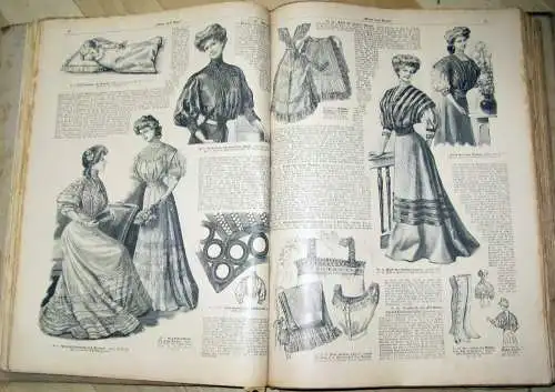 Mode und Haus
 Illustriertes Moden- und Familien-Journal
 24. und 25. Jahrgang (3. Oktober 1907 bis 18. September 1909). 