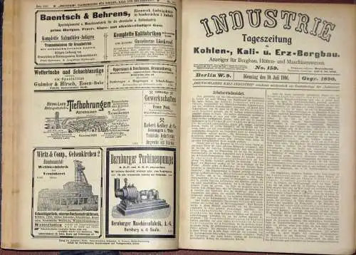 Industrie
 Fachzeitung Kohlen-, Kali- und Erz-Bergbau - Generalanzeiger für Bergbau, Hütten- und Maschinenwesen. 