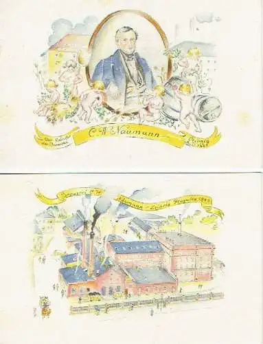 Dr. Carl W. Naumann: Brauerei C. W. Naumann Aktiengesellschaft in Leipzig-Plagwitz
 Zum hundertjährigen Bestehen. 