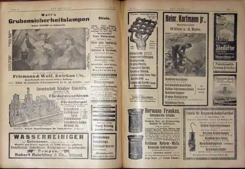 Bergtechnische Wochenschrift, verbunden mit der wöchentlichen Handelsbeilage Kohlen und Kuxe
 Der Bergbau. 