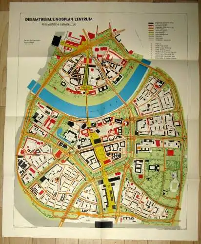 Autorenkollektiv: Generalbebauungsplan / Generalverkehrsplan der Stadt Dresden. 