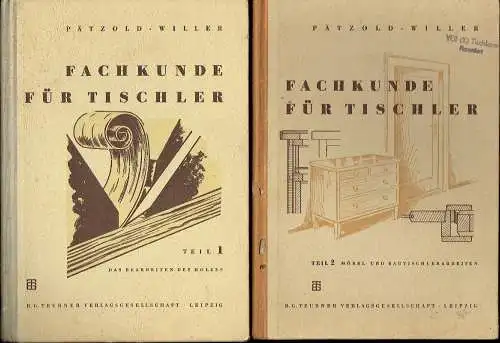 Hans Pätzold
 Kurt Willer: Fachkunde für Tischler
 Band 1 und 2 (Das Bearbeiten des Holzes, Möbel- und Bautischlerarbeiten). 