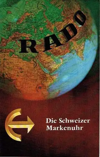 Rado - Die Schweizer Markenuhr. 