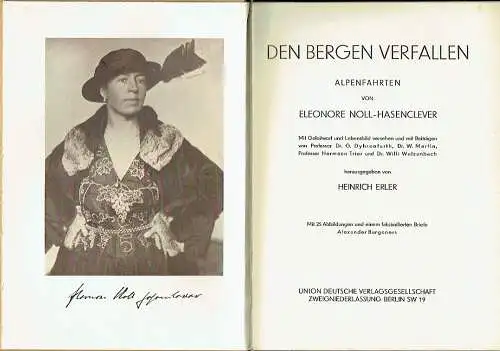 Eleonore Noll-Hasenclever: Alpenfahrten
 Den Bergen verfallen. 