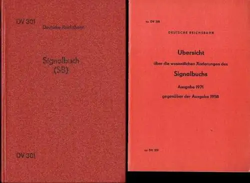 Signalbuch (SB)
 Gültig vom 1. Oktober 1971 an
 DV 301, Ausgabe 1971. 