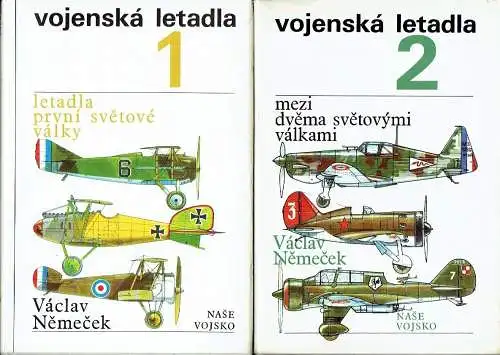 Václav Němeček: Vojenská Letadla / Militärflugzeuge
 5 Bände, komplett. 