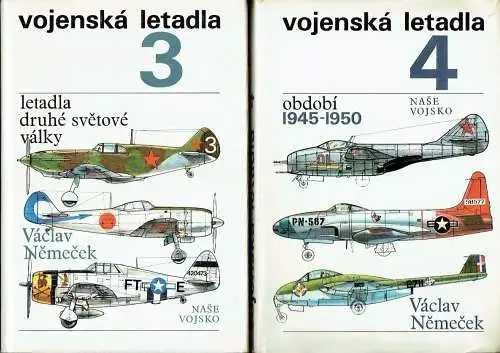 Václav Němeček: Vojenská Letadla / Militärflugzeuge
 5 Bände, komplett. 