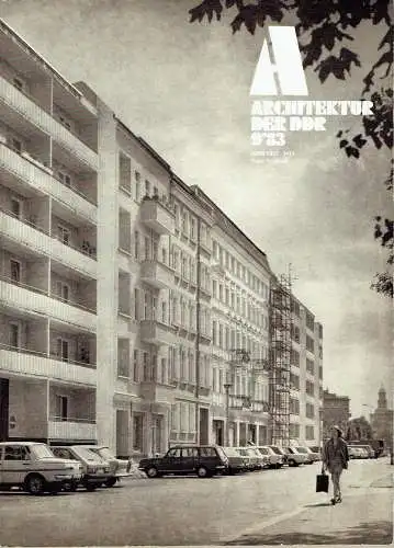 Architektur der DDR
 32. Jahrgang, Heft 9. 