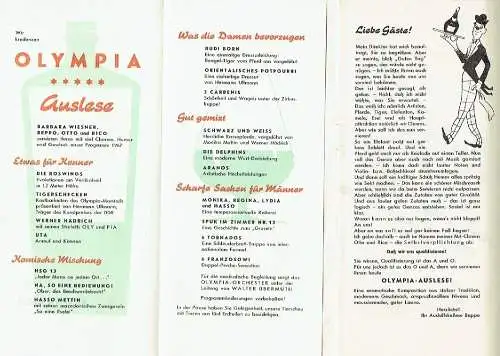 Olympia Auslese
 Zirkus Olympia - Saison 1967. 