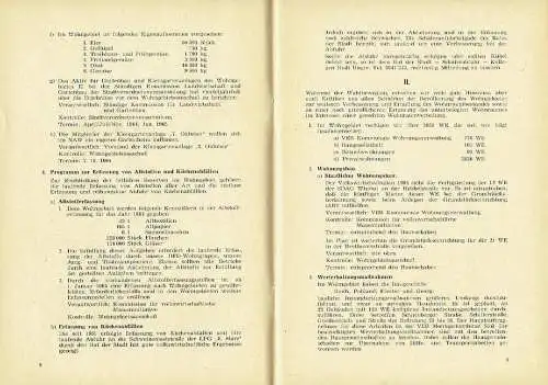 Kommunalpolitisches Programm des Wohngebietes Aue-Mitte 1964. 