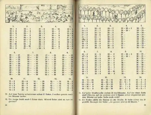 Ins Land der Zahlen und der Formen
 Erstes Schuljahr, Heft 1. 