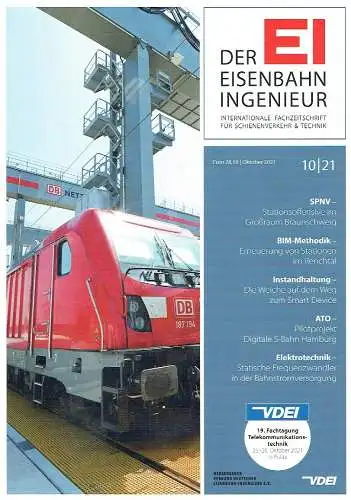 Der Eisenbahningenieur - 11 Zeitschriften aus dem Jahrgang 2021
 Internationale Fachzeitschrift für Schienenverkehr & Technik. 