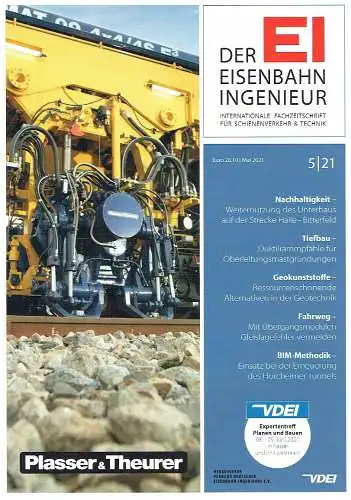 Der Eisenbahningenieur - 11 Zeitschriften aus dem Jahrgang 2021
 Internationale Fachzeitschrift für Schienenverkehr & Technik. 