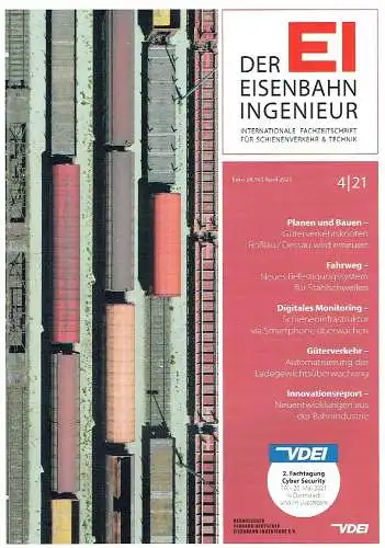 Der Eisenbahningenieur - 11 Zeitschriften aus dem Jahrgang 2021
 Internationale Fachzeitschrift für Schienenverkehr & Technik. 