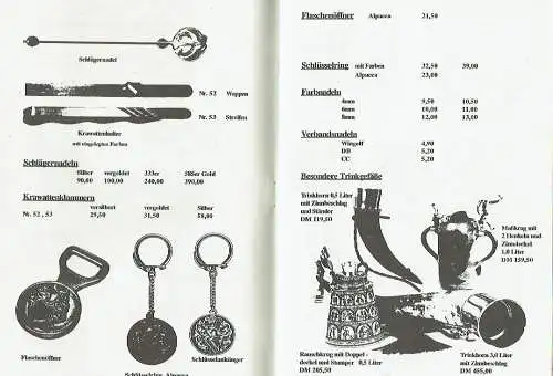Carsten Geisel: Katalog mit Preisliste 1997. 
