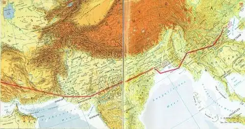 Streckenkarte / Route Map. 