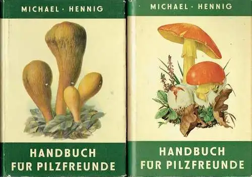 Edmund Michael: Handbuch für Pilzfreunde in vier / fünf Bänden
 mit Abbildungen von etwa 1200 Pilzarten
 5 Bände, komplett. 