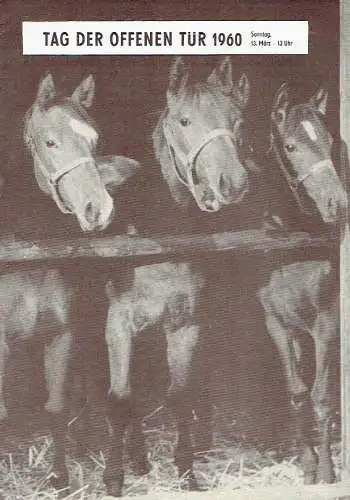 Tag der offenen Tür
 Sonntag, 13. März 1960.