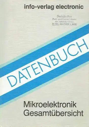 Datenbuch Mikroelektronik Gesamtübersicht.