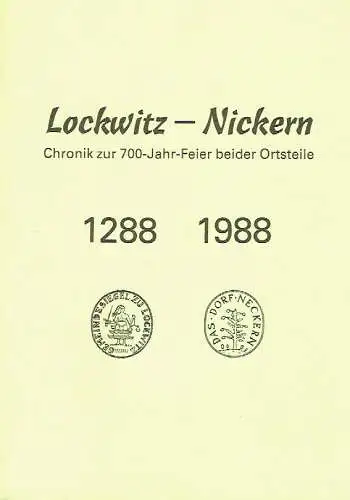 Lockwitz - Nickern
 Chronik zur 700-Jahr-Feier beider Ortsteile. 