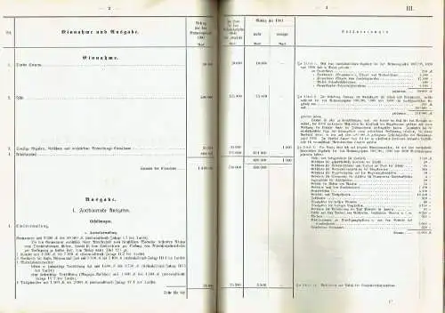 Haushalts-Etat für die Schutzgebiete auf das Rechnungsjahr 1901 nebst Anlagen. 