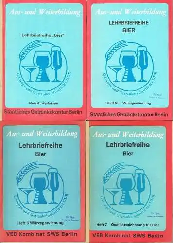 12 DDR-Lehrbriefe zum Thema Bier, Brauerei und Getränke
 Aus- und Weiterbildung der Gärungs- und Getränkeindustrie der DDR. 