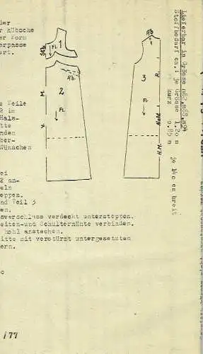 DDR-Schnittmusterbogen für Damen-Kleid
 Die Linie, G13408. 