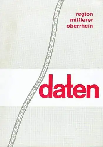 Region Mittlerer Oberrhein: Daten. 