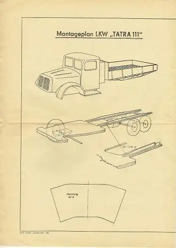 Lastkraftwagen Tatra 111