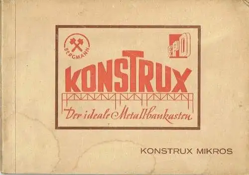 Vorlagenbuch für Konstrux Mikros Metallbaukasten