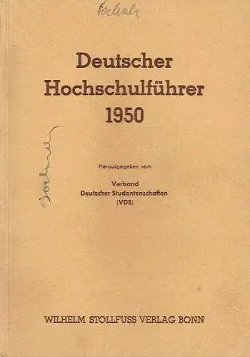 Deutscher Hochschulführer 1950