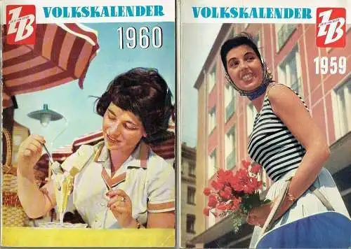 4 Stück Zeit im Bild-Volkskalender. 