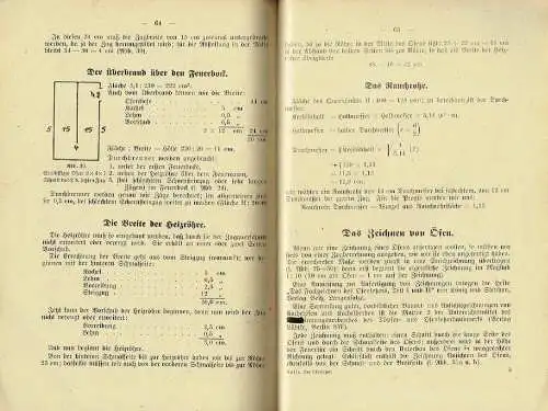 Fritz Bolle: Der Ofensetzer
 Merk- und Arbeitsbuch für das Ofensetzerhandwerk mit Fach- und Rechenaufgaben. 