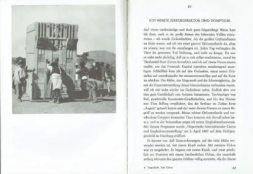 Carl Hagenbeck: Fotomechanischer Nachdruck für Sehschwache in größerer Schrift
 Erlebnisse und Erfahrungen. 