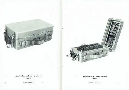 Anschlußkasten 2675.932-01500 (OB 62/Ak)
 Technische Dokumentation. 