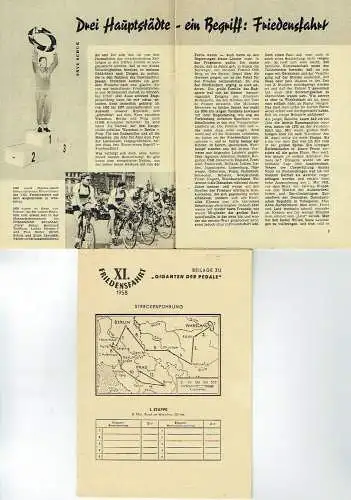 Giganten der Pedale
 Die Friedensfahrt in Wort und Bild. 