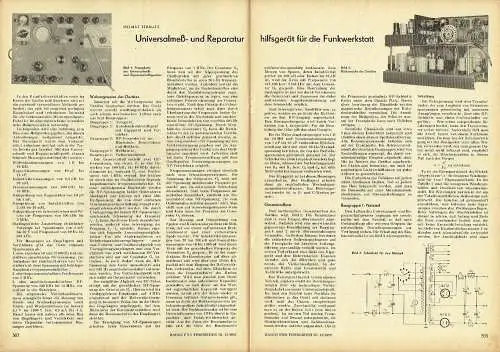 Radio und Fernsehen
 Zeitschrift für Radio, Fernsehen, Elektroakustik und Elektronik. 