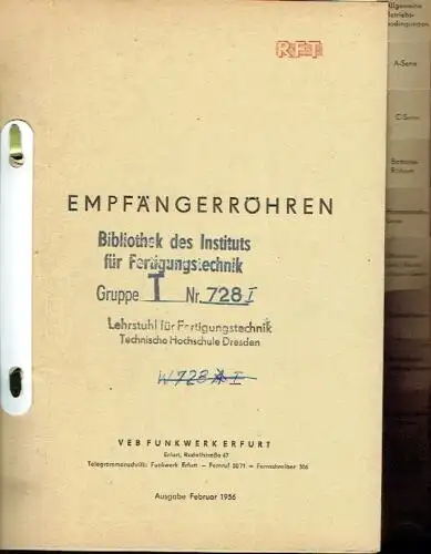 RFT Empfängerröhren.