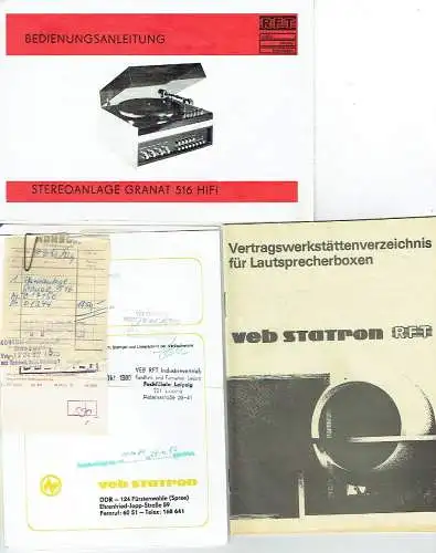 Bedienungsanleitung für Stereoanlage Ziphona Granat 516 HiFi.