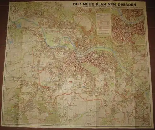 Verkehrszentrale Elbland
 Heinz Graefe: Der neue Stadtplan von Dresden
 mit Straßenverzeichnis und besonderer Kennzeichnung der totalzerstörten Gebiete. 