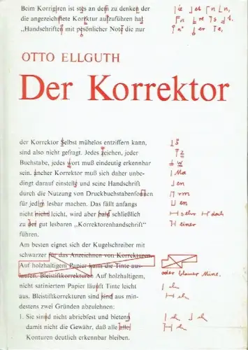 Otto Ellguth: Der Korrektor. 