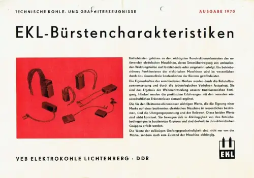 EKL-Bürstencharakteristiken. 