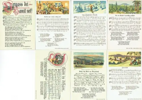 Anton Günther: 8 Liedpostkarten von Anton Günther
 Ant. Günther's Lieder aus dem Erzgebirge. 