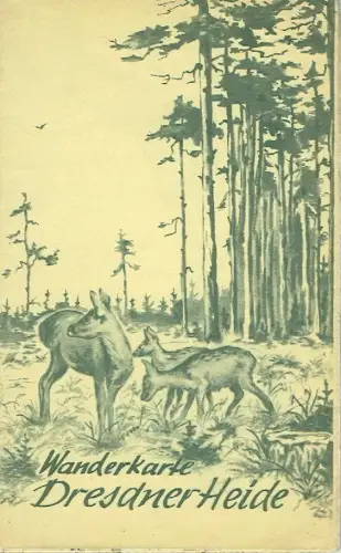 Wanderkarte Dresdner Heide. 