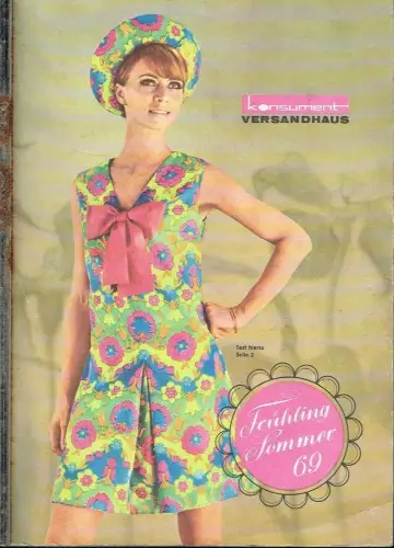 Konsument Versandhaus Katalog Frühling/Sommer 1969. 