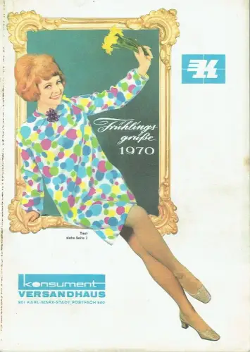 Frühlingsgrüße 1970
 Sonderwerbung 35. 