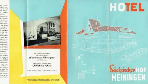 Rolf-Christoph Ullmann: Hotel Sächsischer Hof Meiningen. 