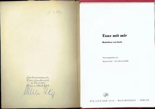 Tanz mit mir. 